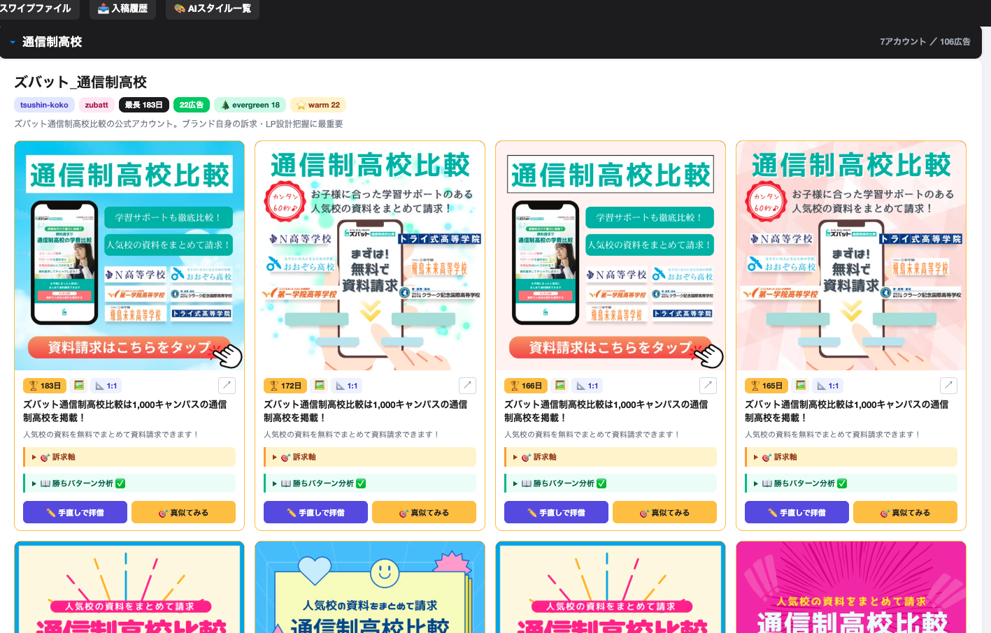 Meta競合プロファイル(実物)